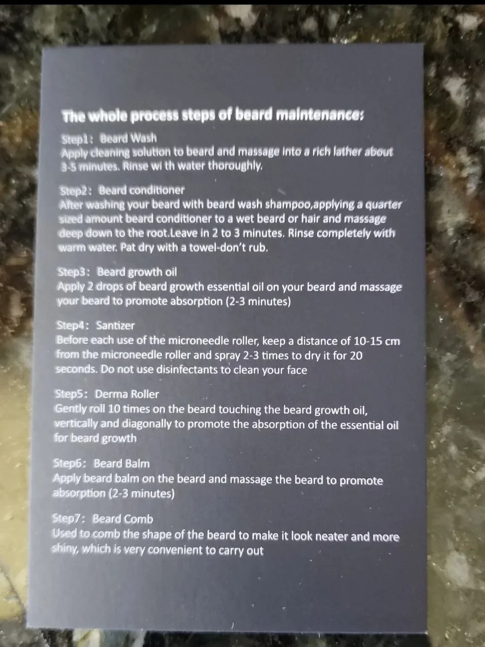 NWOT Men's Beard Kit Essentials